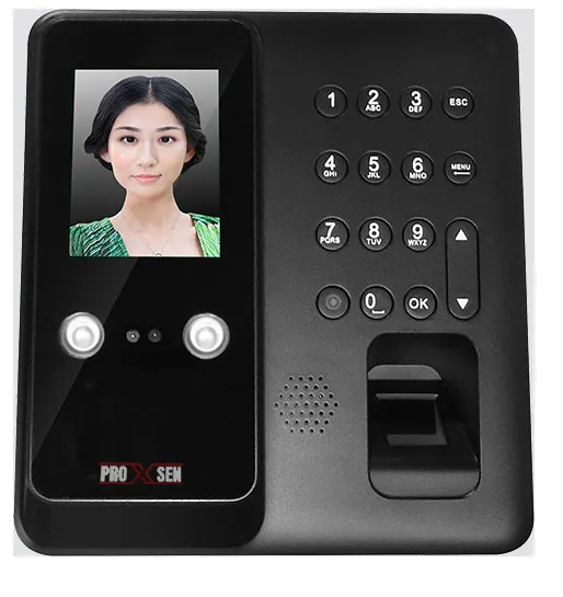 PROXSEN  FACE 610W ID P.İZİ + KART + ŞİFRE + YÜZ TANIMA (1000 YÜZ KASİTESİ ) TERMİNALİ